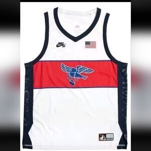 Nike SB USA Team Dri-FIT ADV Olympics Training Jersey  White FZ4073-100 Size XS